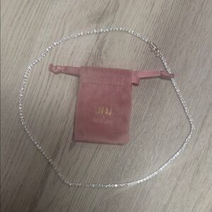 NWT! Luv Aj Silver Tennis Necklace
